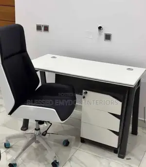 White Grey 1.2m Wooden Steel Office Desk