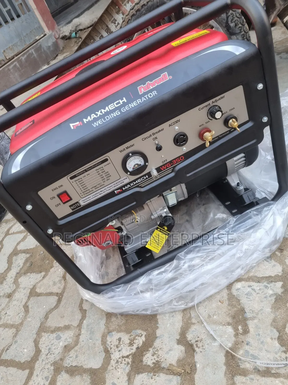 10kva Welding Machine Start And Weld Maxmech
