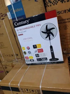 Century FRC-45-N – 18" Rechargeable Fan With Led Display