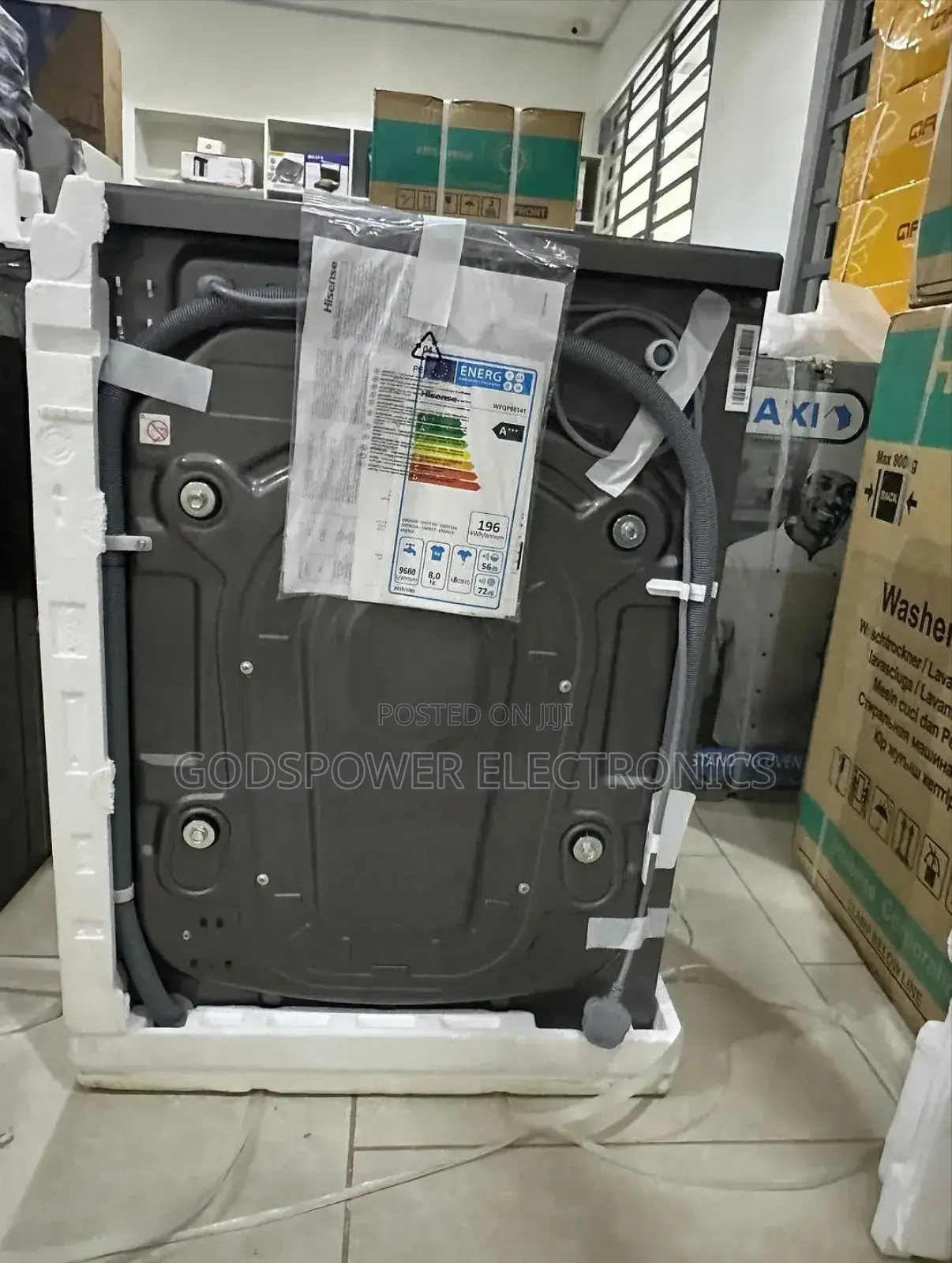Hisense 8kg Inverter Automatic Front Loader Washing Machine