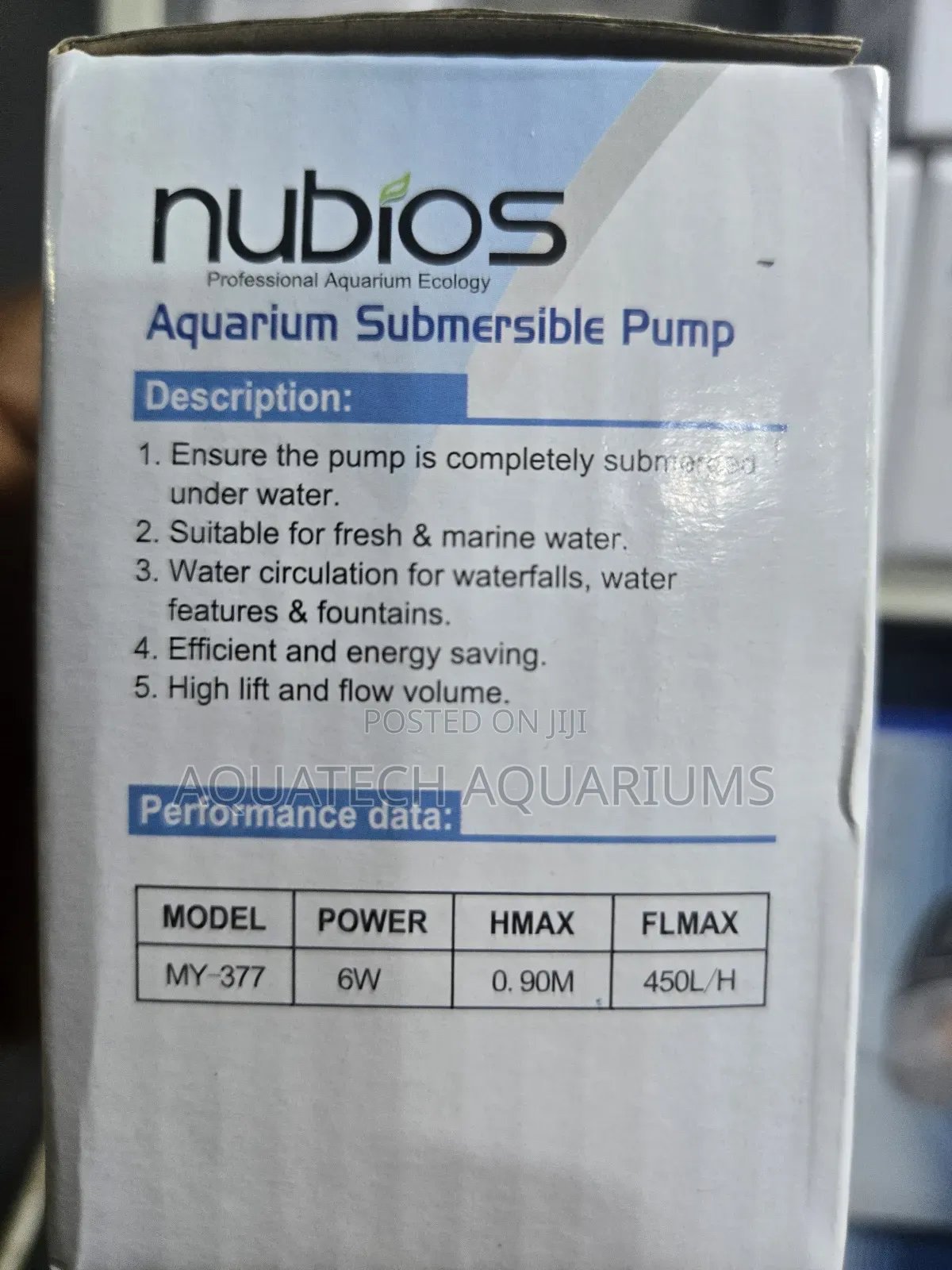 Water Pump for Mini Fountain and Pump