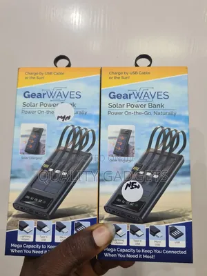 Gear Waves Solar Power Bank