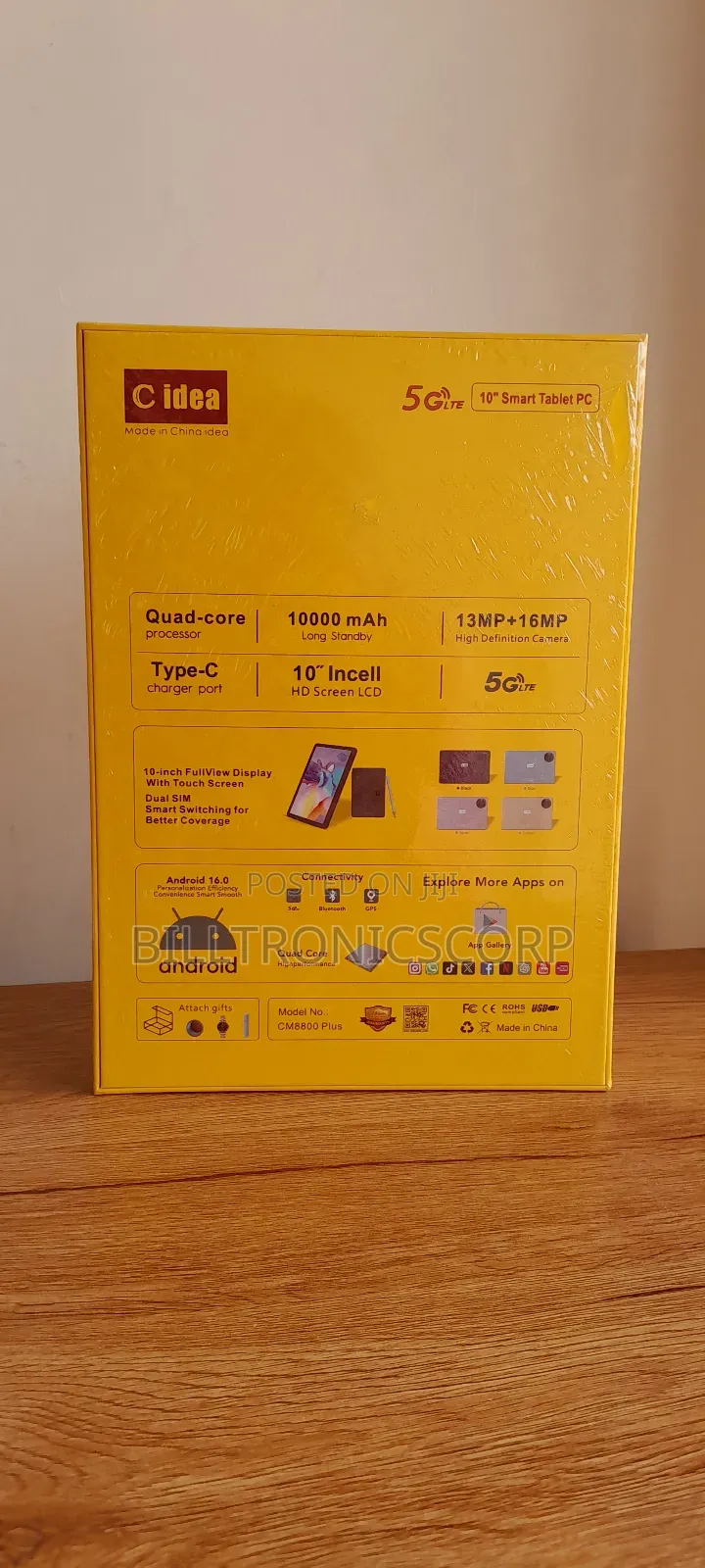 New C idea CM8800 Plus 1 TB Silver