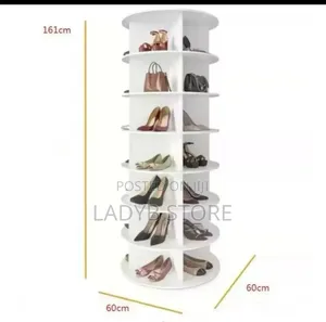 7 Layer Rotating Shoe Rack