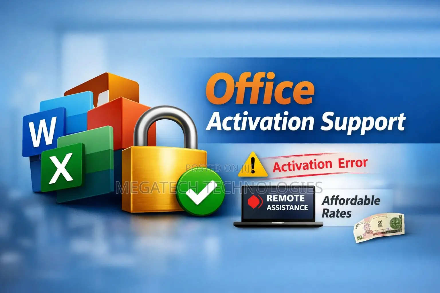 Microsoft Office Activation License Support (Remote)