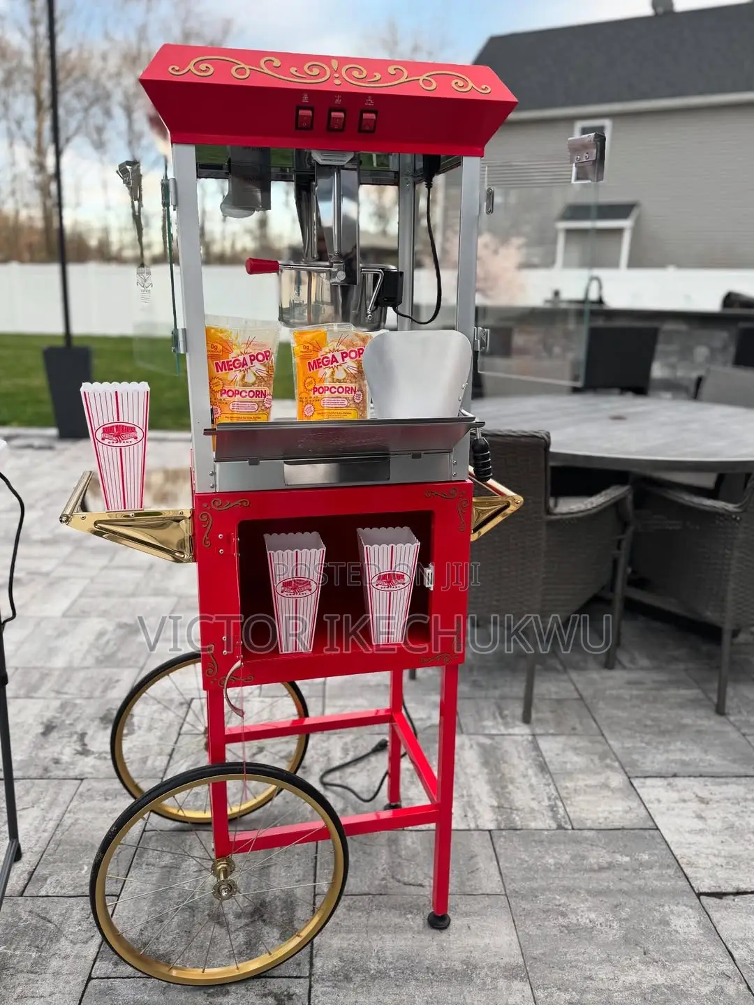 Popcorn Machine With Cart