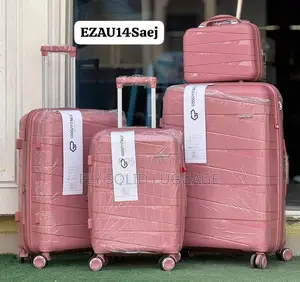 Goodpatner Set of 4 High Quality Solid Rubber Luggage Traveling Box