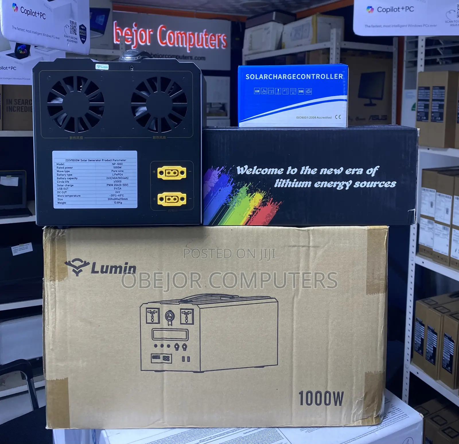 Lumin 220v1000w Solar Generator