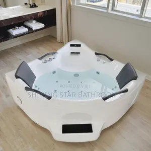 150cm X 150cm Corner Fibre Jacuzzi
