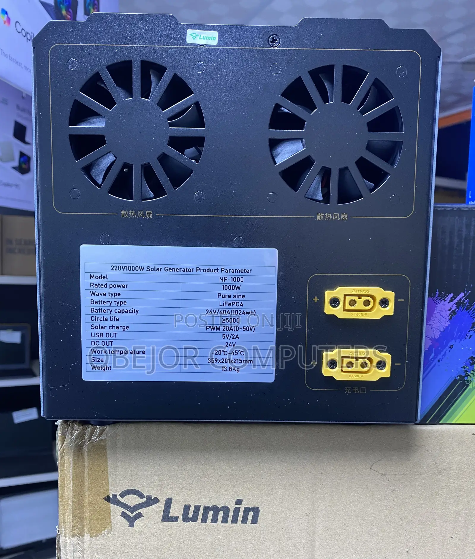 Lumin 220v1000w Solar Generator