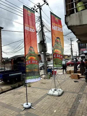 High Quality Flag Pole for Business Branding Printing