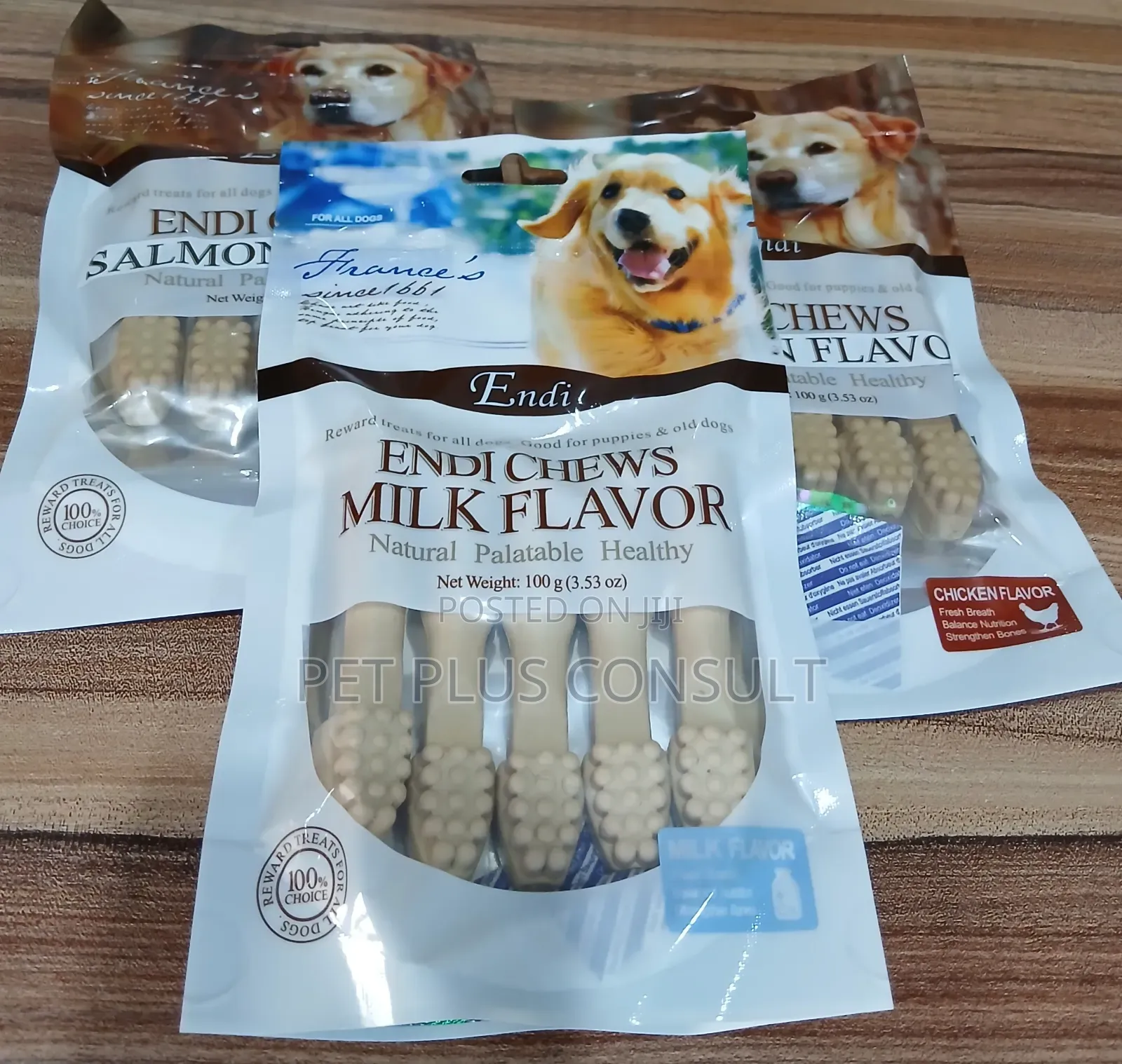 Endi Dog Chews Milk Flavour