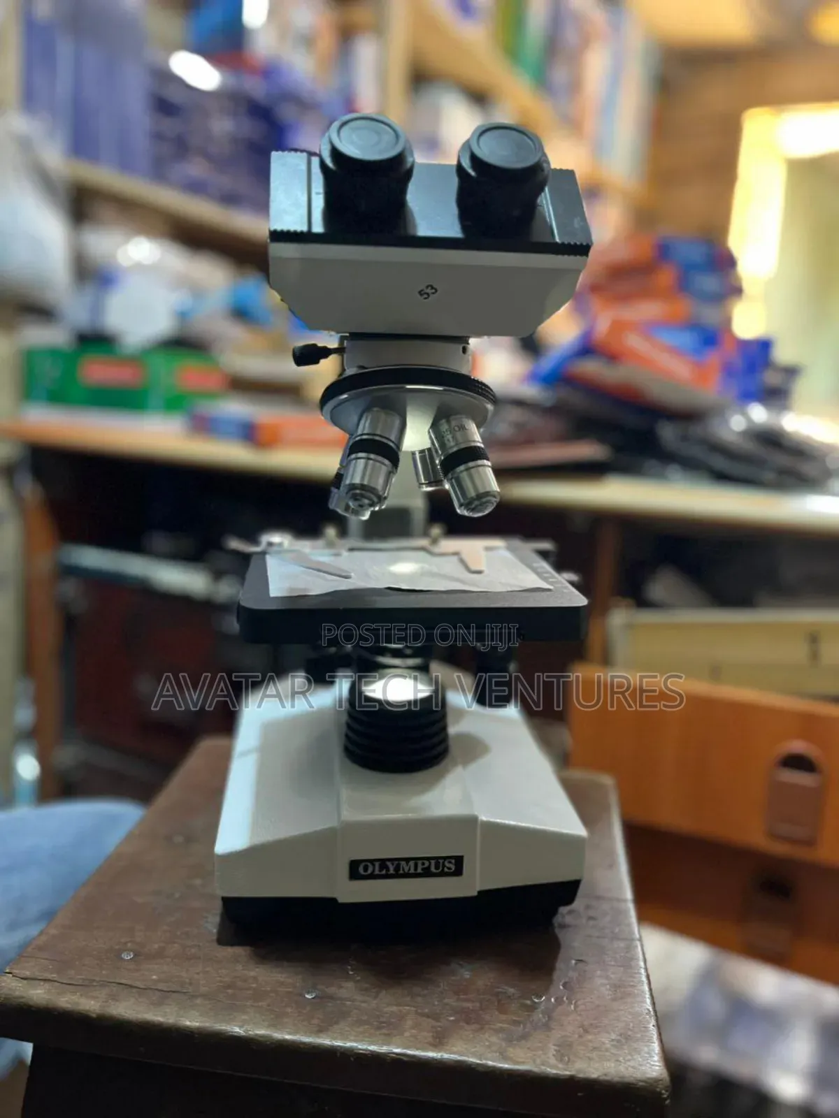 Olympus Binocular Compound Microscope
