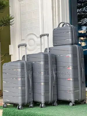 Fly Solid Goodpatner Set of 4 Rubber Luggage Traveling Box