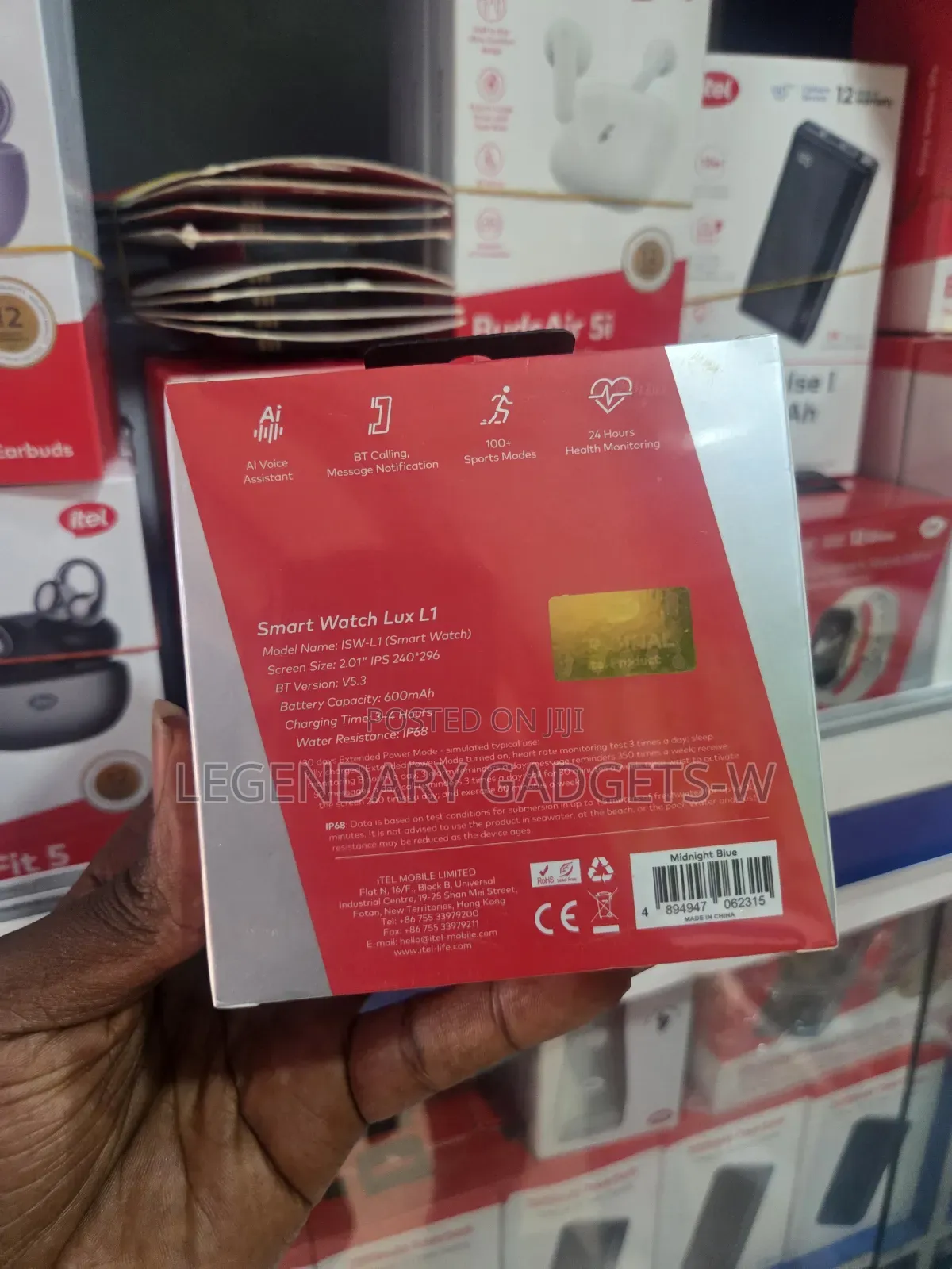 Itel Smart Watch Lux 1