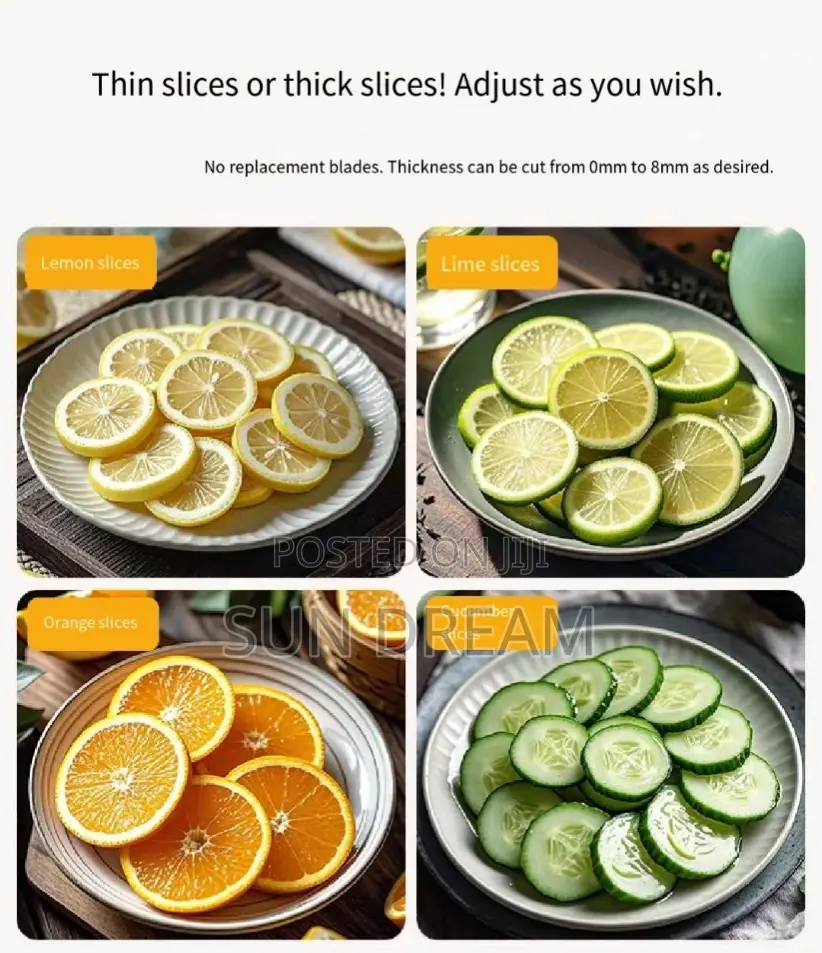 Lemon Slicer Lemon Cutter Cucumber Cut