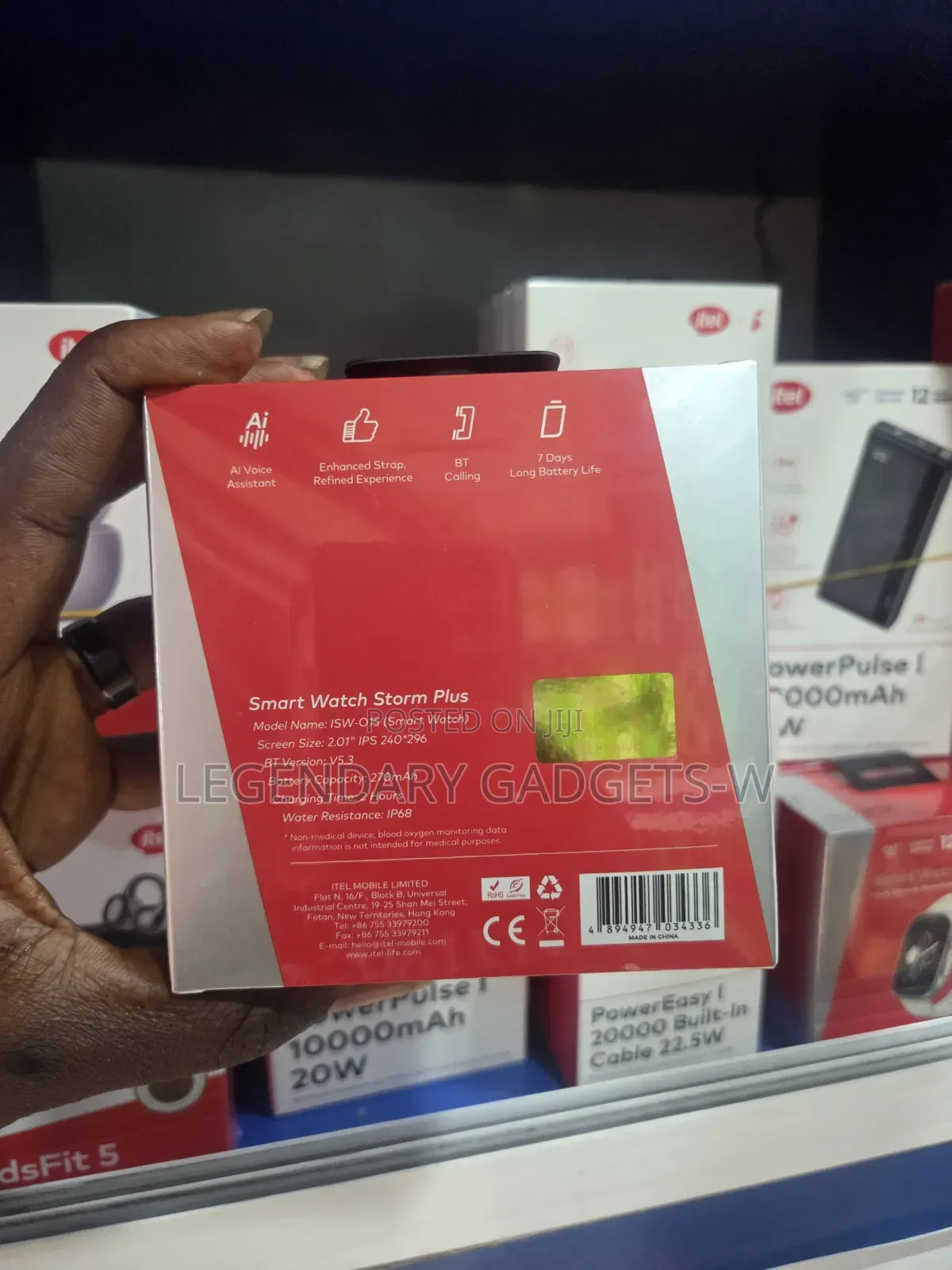 Itel Smart Watch Storm Plus