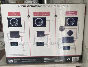 Brand New Car Dual 10inches Subwoofer With Vented Enclosure