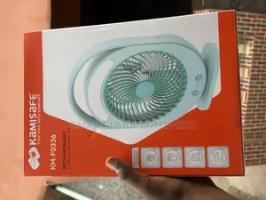Kamisafe Km-F0336 Compact, Rechargeable, Multifunctional Table Fan