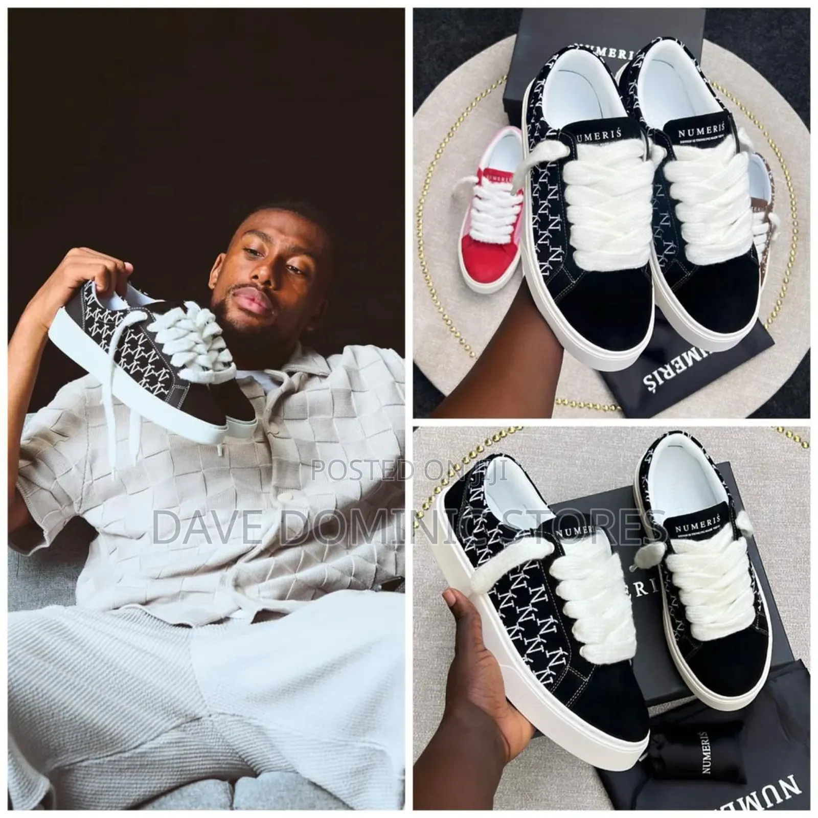 2025 Numerís Signet Onyx Sneakers