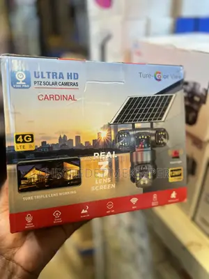 3 Lens Solar CCTV Camera