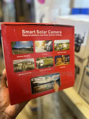 3 Lens Solar CCTV Camera