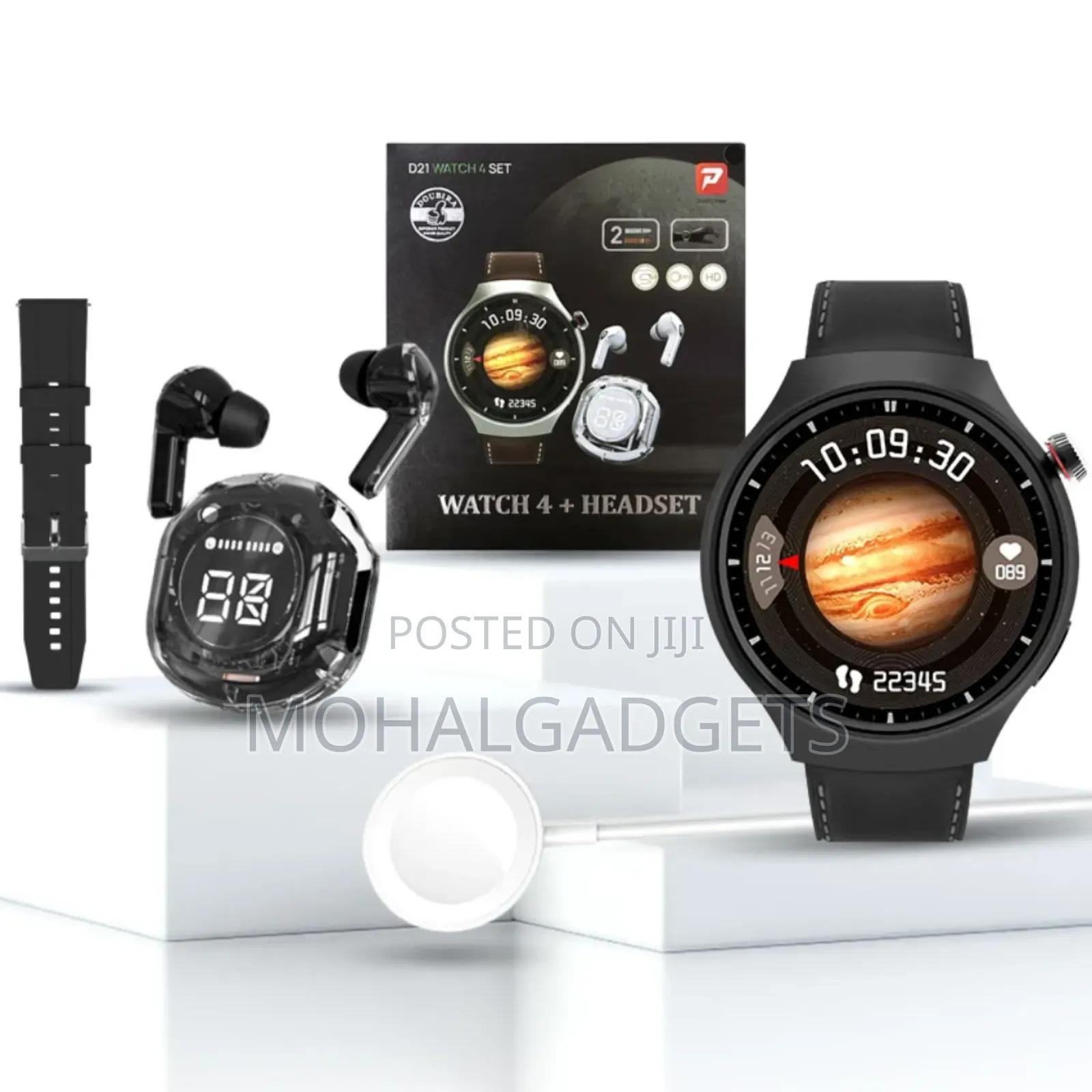 D21 Smart Watch + Headset