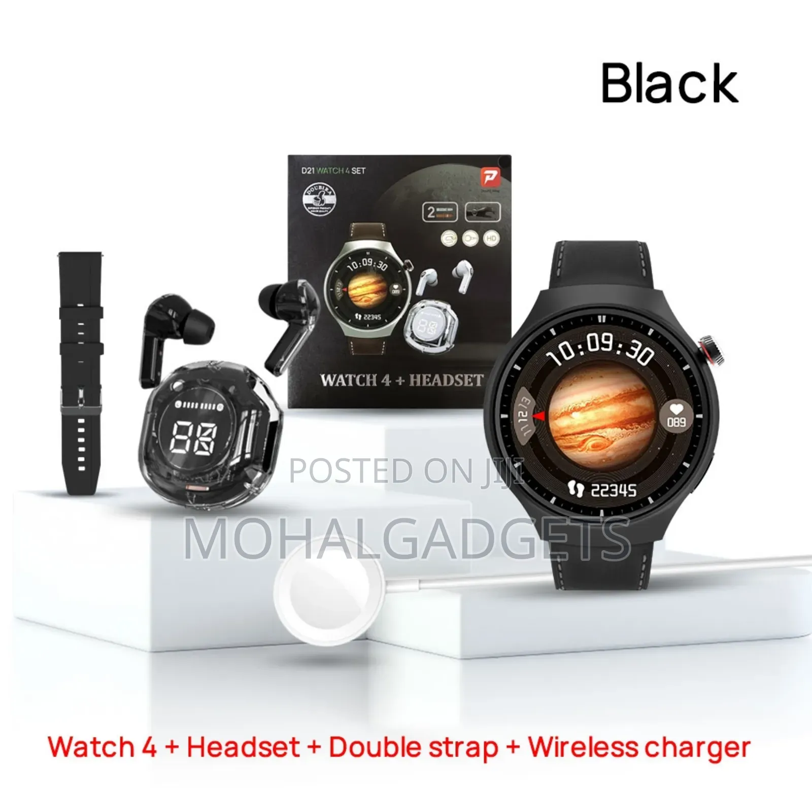 D21 Smart Watch + Headset