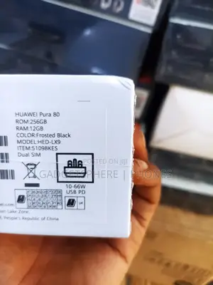 New Huawei Pura 70 256 GB Black