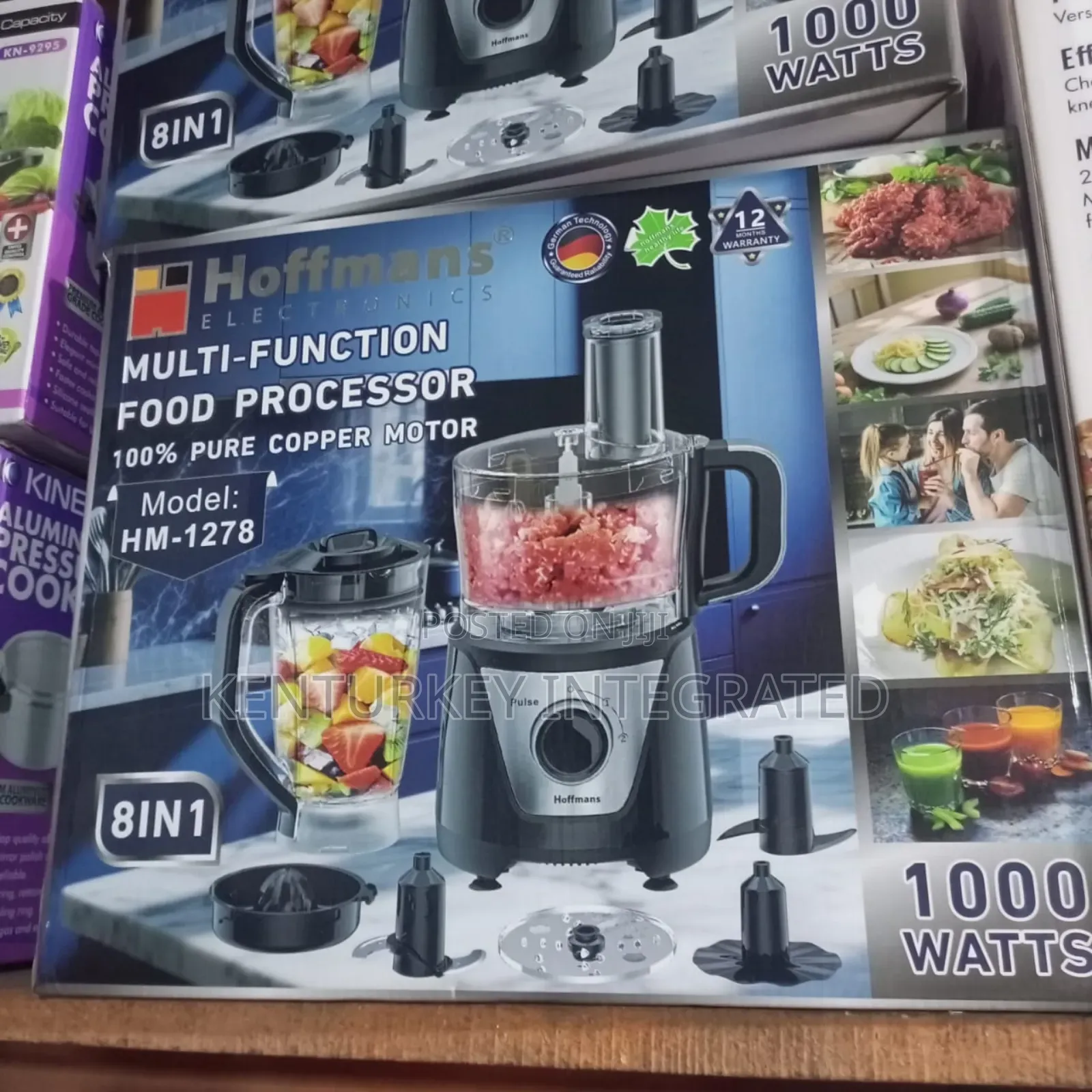 Hoffmans Multi-Function Food Processor Model Hm-1278