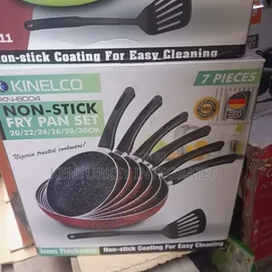 Kinelco Kn-8004 7-Piece Non-Stick Fry Pan Set