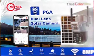 2 Lens Wifi Solar Camera