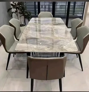 Luxury Mable Top Dining Set