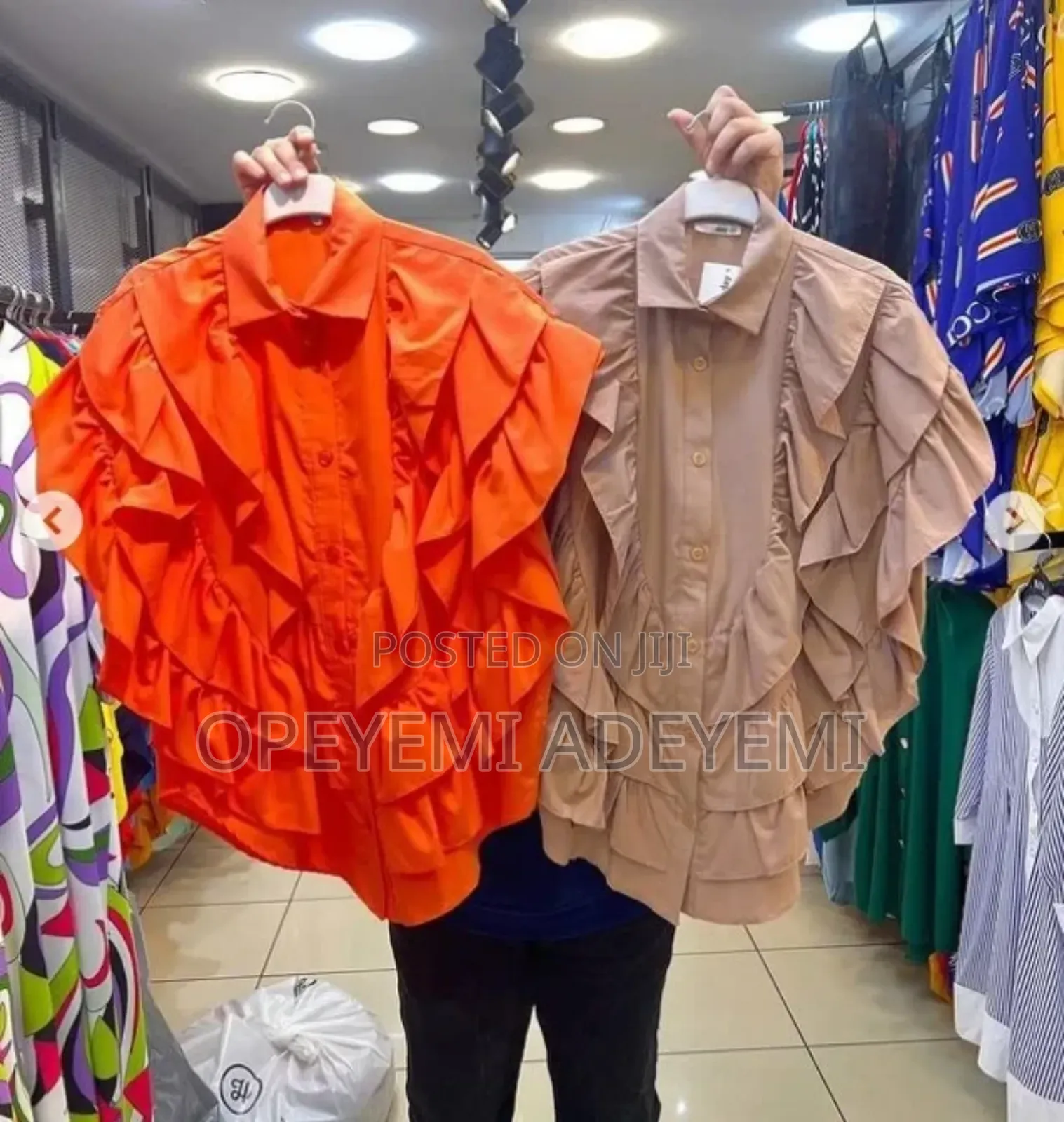 Ruffle Sleeve Top