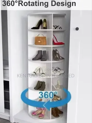 360° Rotating Shoe Rack Tower