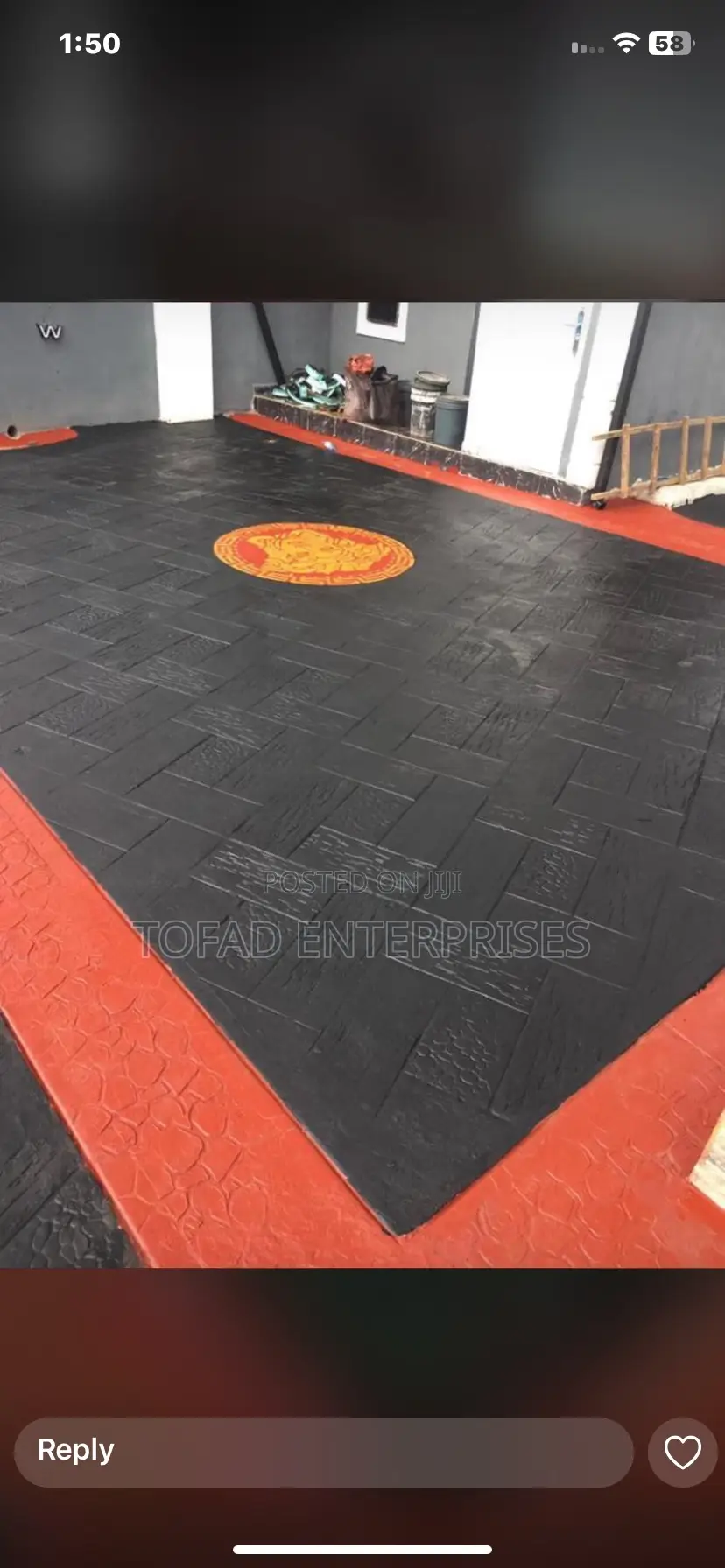 Concstruction,Engineering, Floor Stamp