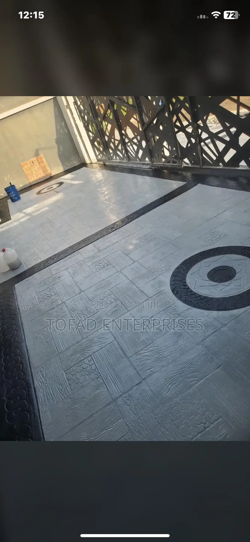 Concstruction,Engineering, Floor Stamp