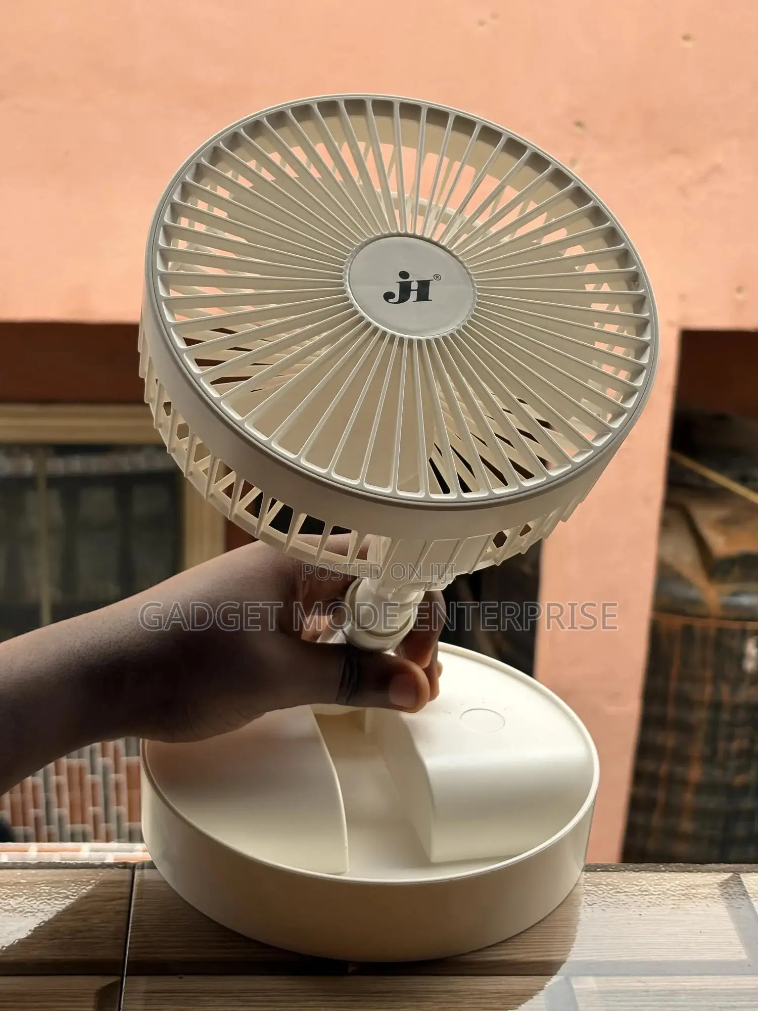 Jia Hao Jh-2028 Portable, Rechargeable, Folding Mini Fan don siyarwa ...