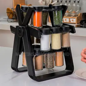 360° Rotating Ferris Wheel Spice Rack Organizer.
