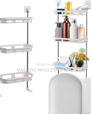 Three-Tier Toilet Storage Rack