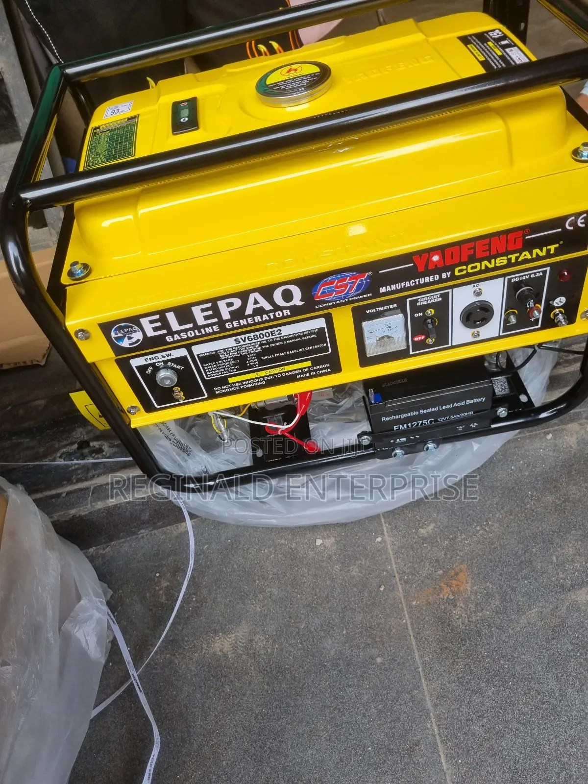 Original Elepaq Constant Yaofeng Petrol Generator