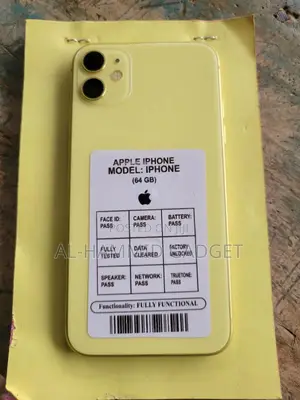 New Apple iPhone 11 64 GB Yellow
