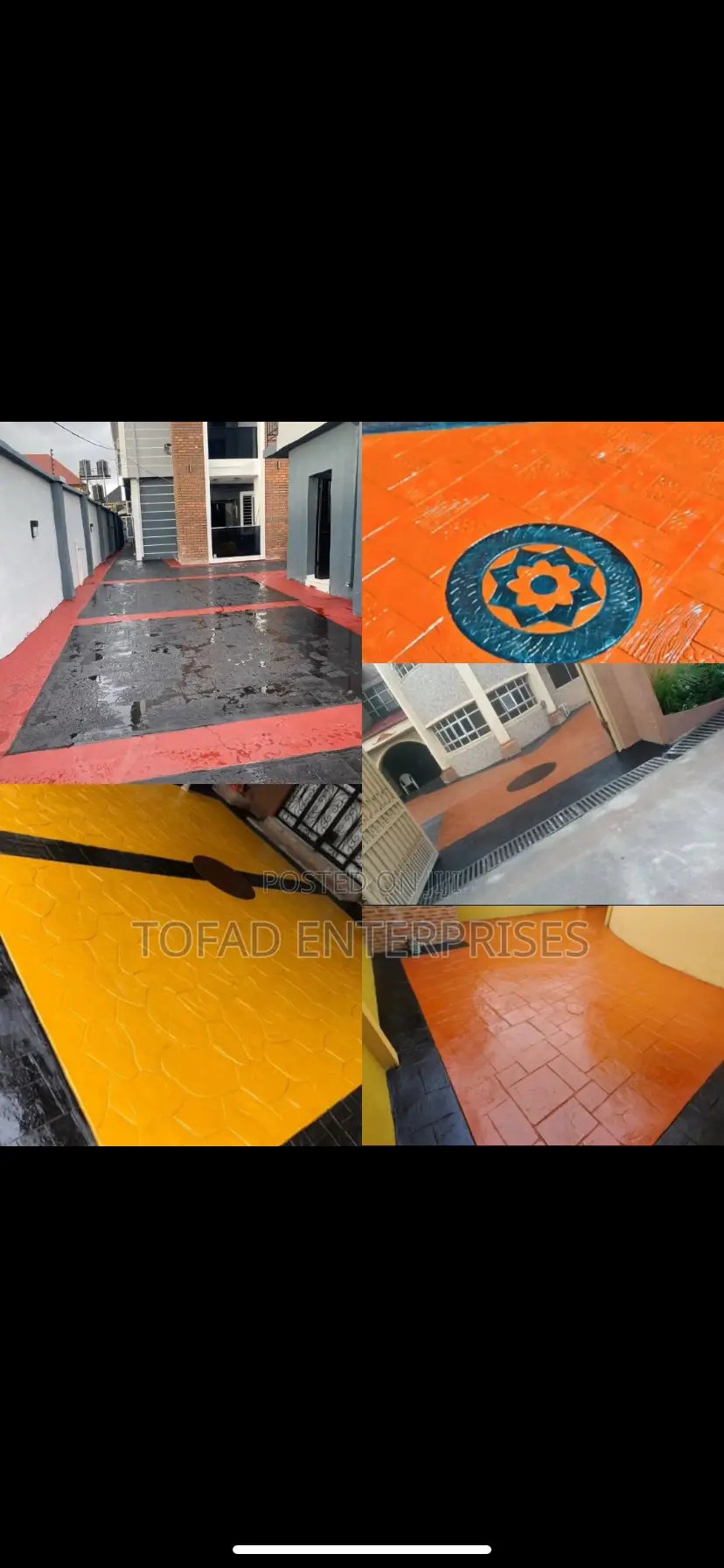 Concstruction,Engineering, Floor Stamp