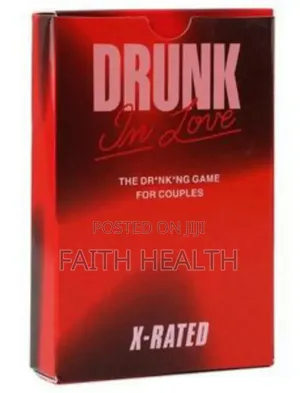 Drunk in Love Drinking Card Game for Couple