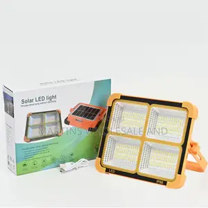 Portable, Solar-Rechargeable Led Flood Light.