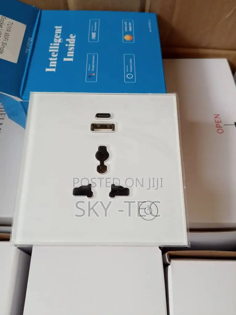Original Single Smart Socket With Usb and Type C Wi-Fi Tuya
