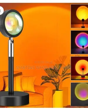 Usb-Powered Led Sunset Projection Lamp,