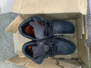 Black Timberland Boots With Stylish Design