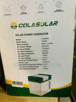 2000kwh Colasolar Generator