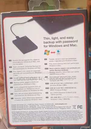 Seagate One Touch Portable External Hard Drive.